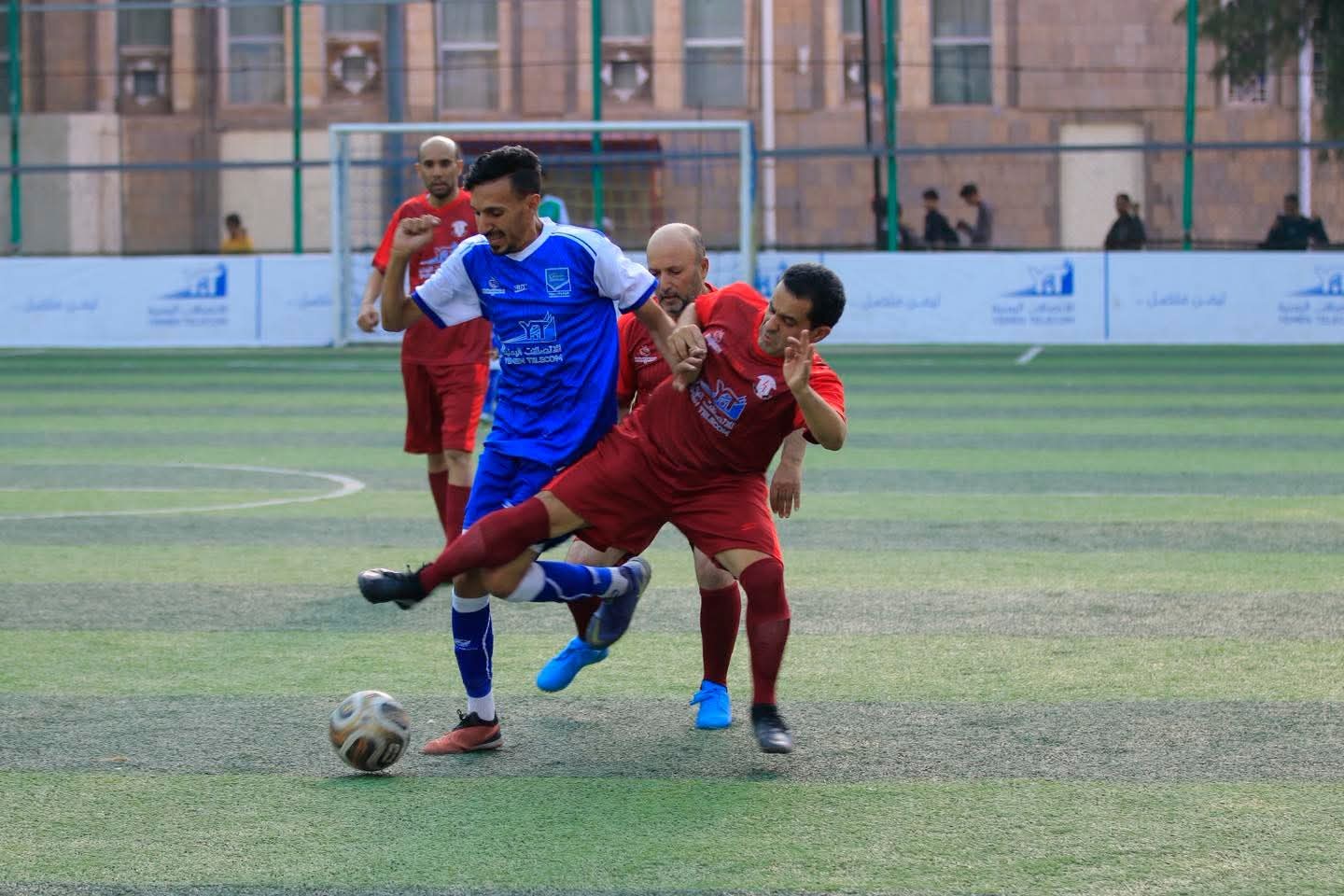 صنعاء; فوز كاك بنك والجالية الفلسطينية في بطولة الاتصالات اليمنية لكرة القدم التاسعة للشركات