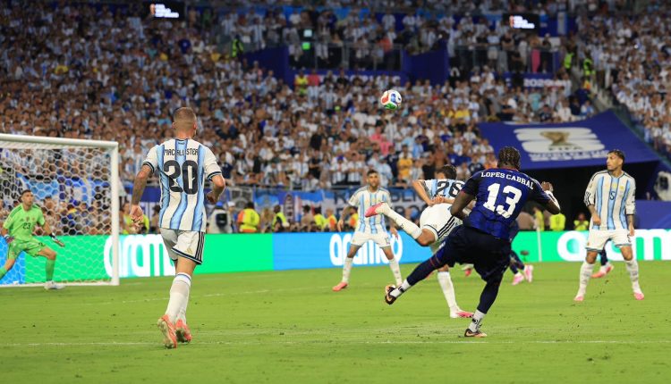 شاهد نتائج  الفيفا تعلن عن أفضل هدف في مونديال 2026 ضد الأرجنتين