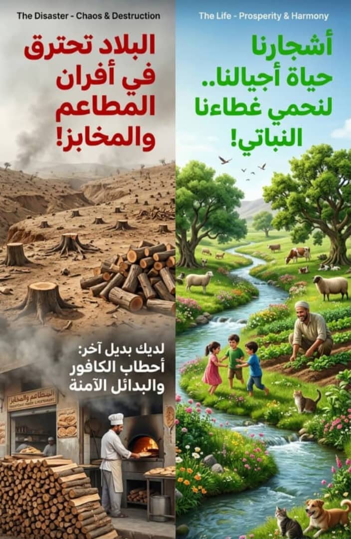 30 ألف شجرة يوميًا.. حملة مجتمعية تحذر من مخاطر الاحتطاب الجائر على بيئة اليمن